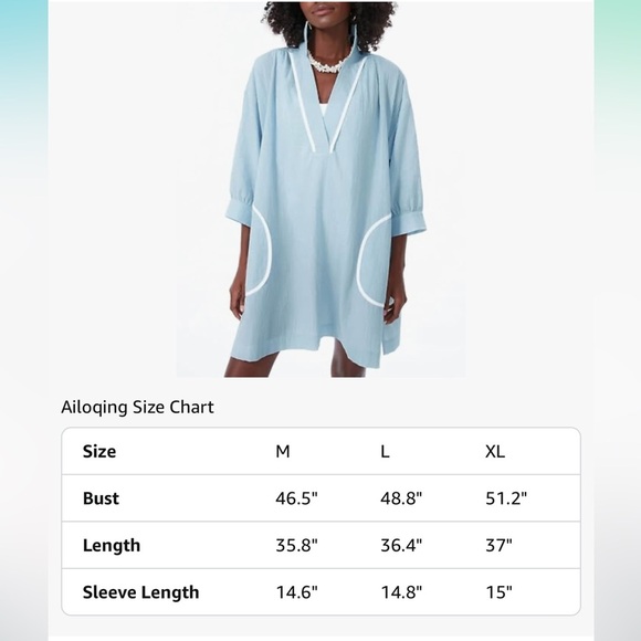 🆕 Ailoqing Swimsuit Coverup Women’s Medium - Picture 3 of 8